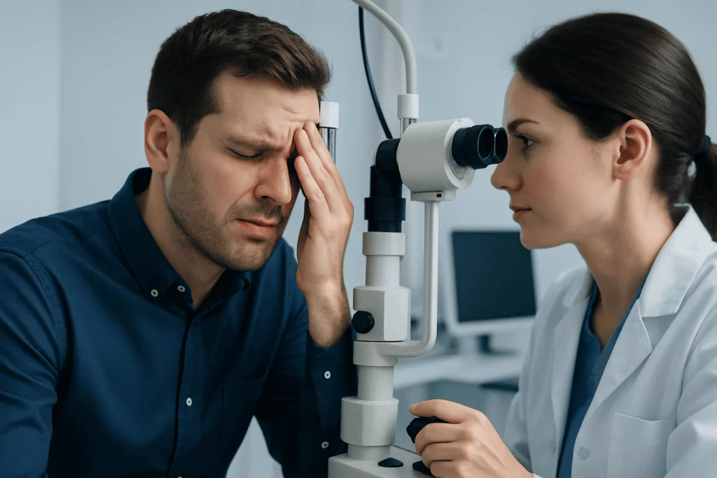 How eye pain may feel and the symptoms that matter — sharp pain in eye