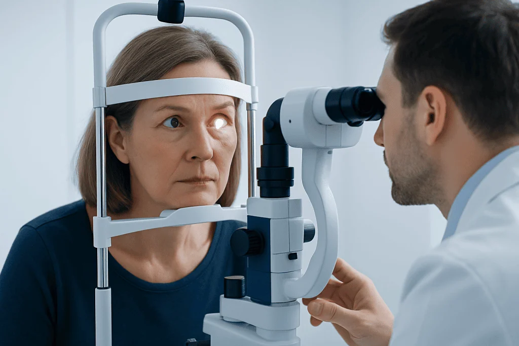 How flashes look and what symptoms may come with them — flashing lights in eye