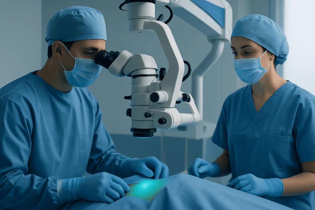 How Fluorescence-Guided Surgery Works — sentinel lymph node mapping