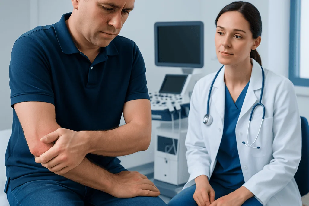 How gout in the elbow feels and looks — gout in elbow