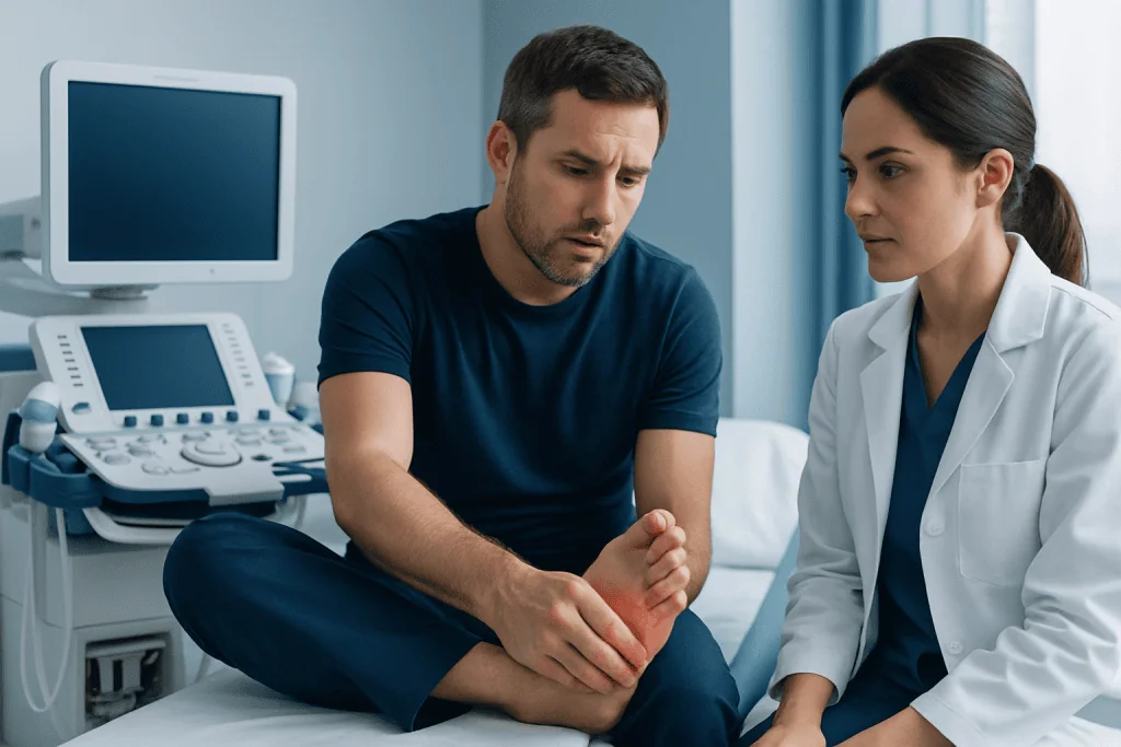 How gout in the foot feels and where it appears — gout in the foot