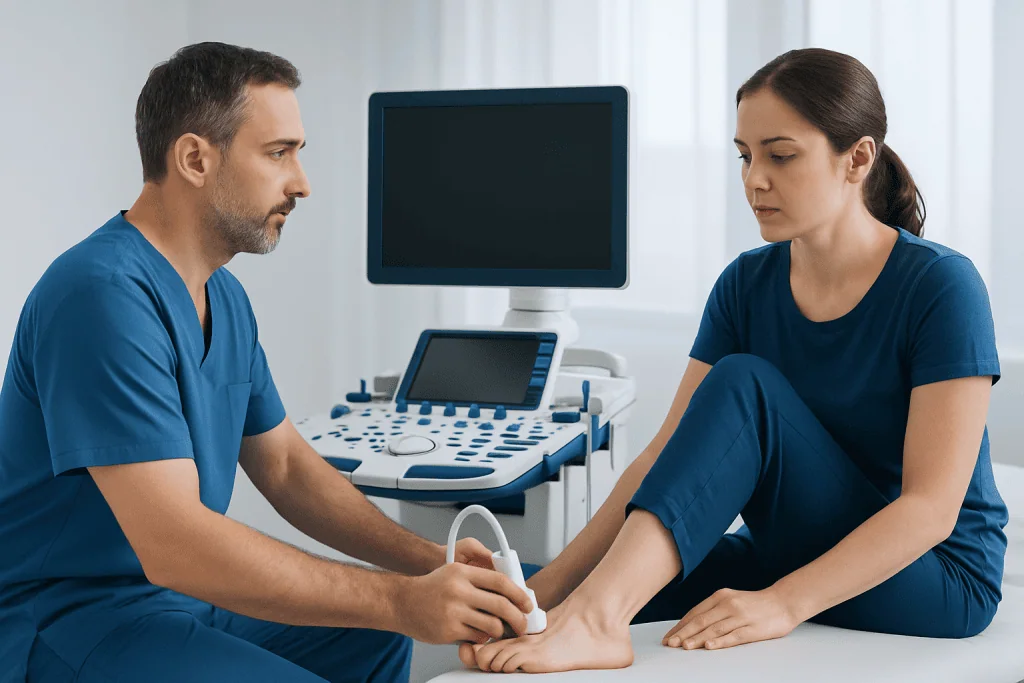 How heel bursitis feels and where symptoms appear — heel bursitis
