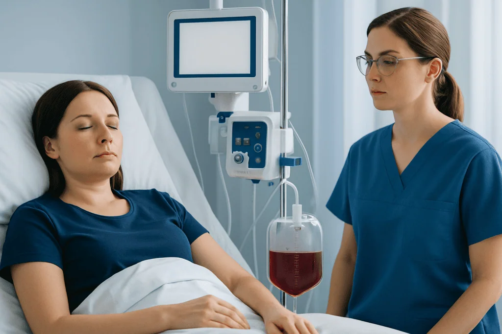 How hemoglobinuria may present — hemoglobinuria