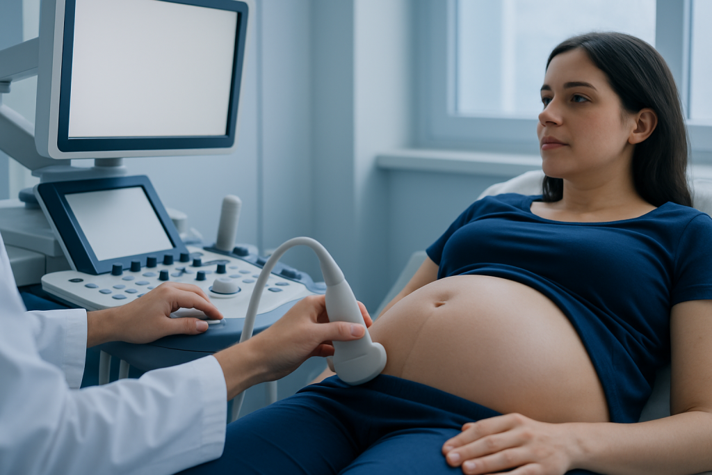 How hydrops fetalis may appear during pregnancy — hydrops fetalis