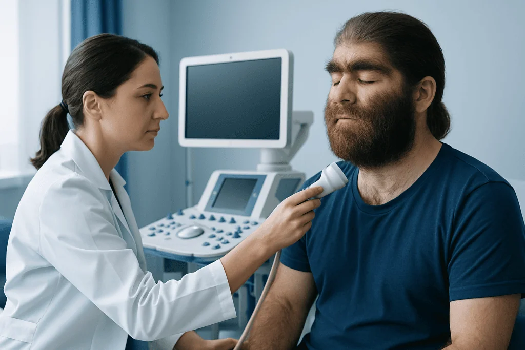 How hypertrichosis can appear — hypertrichosis
