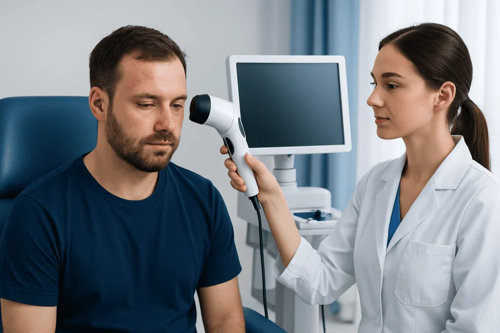 How it appears on the skin — seborrheic dermatitis