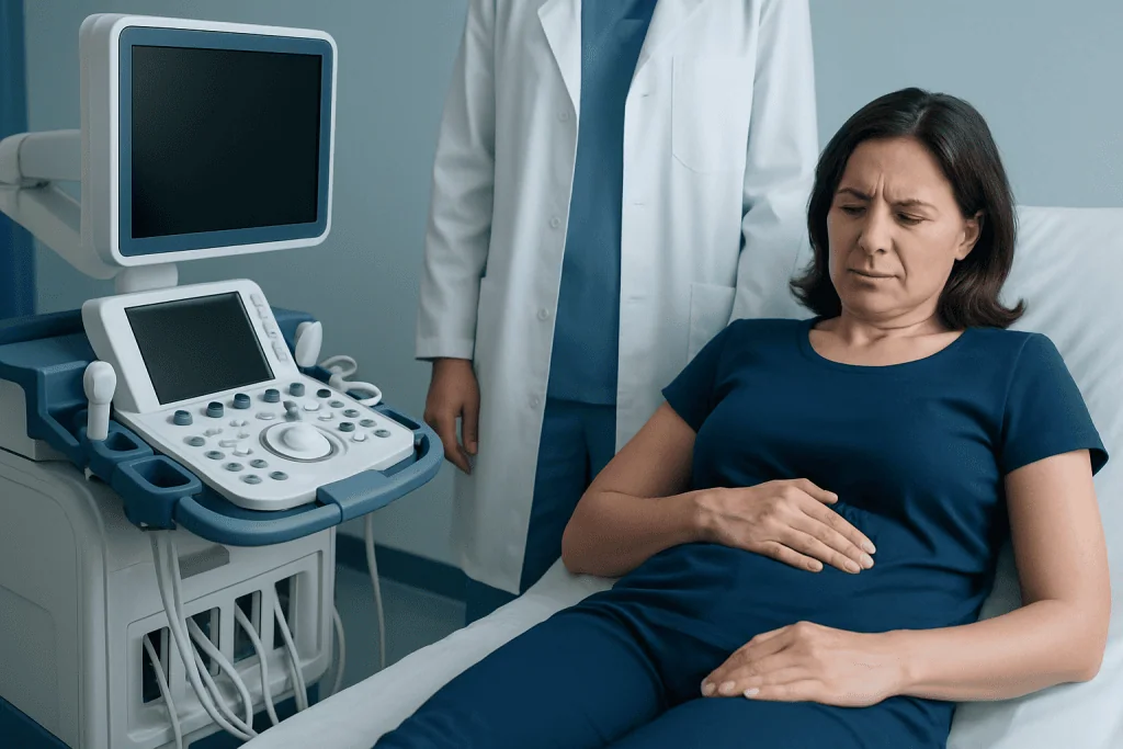 How it can feel: common symptoms and patterns — muscle spasm in belly