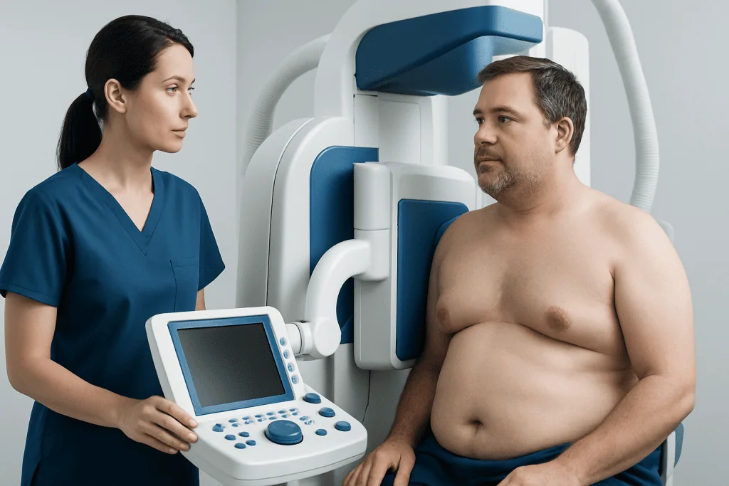 How it can look and feel — man boobs