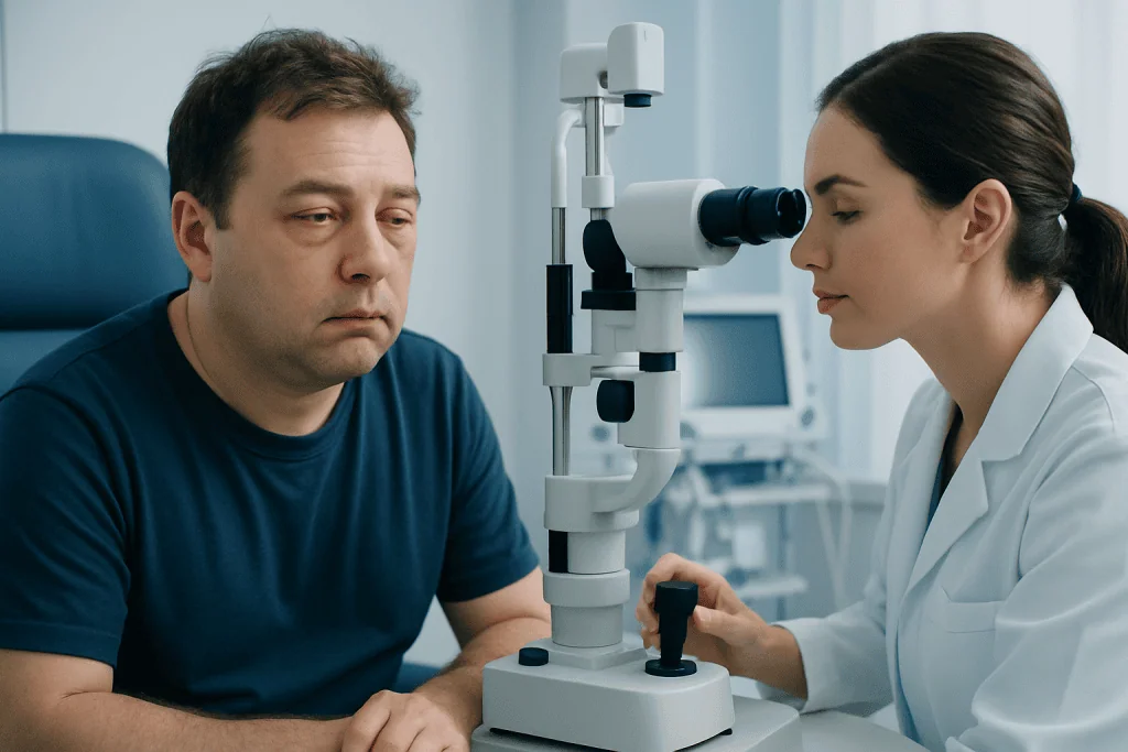 How it can look and feel — periorbital edema