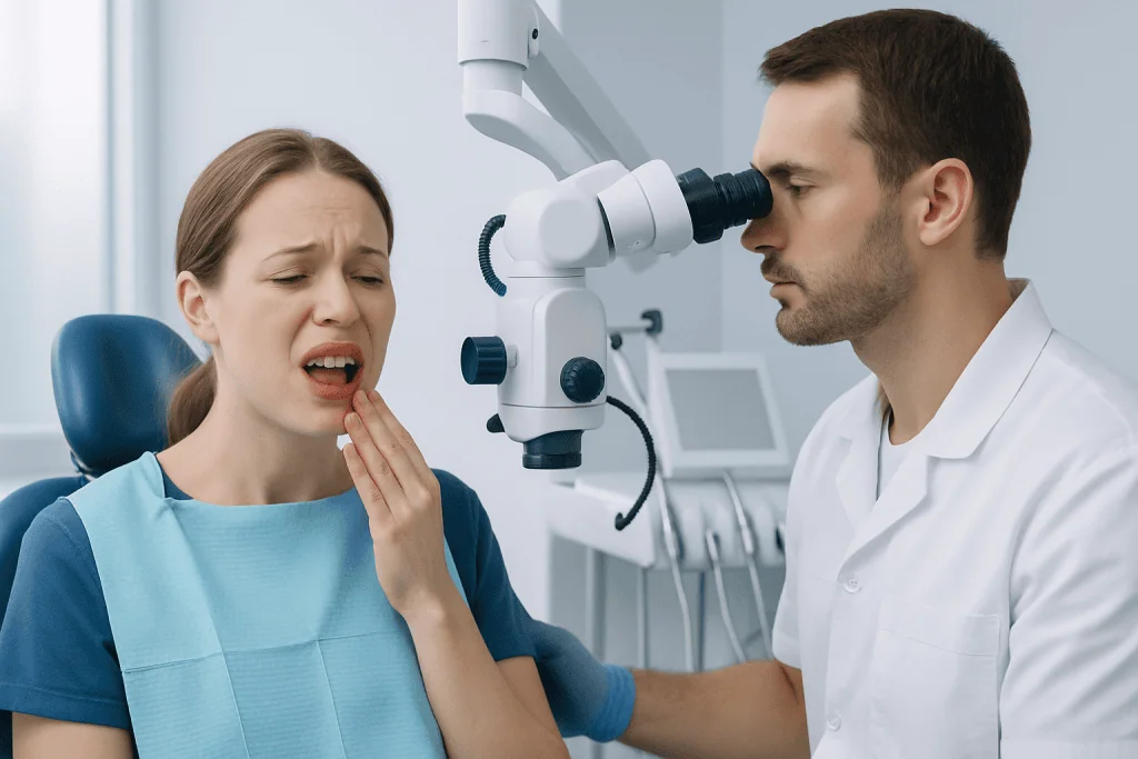 How It Can Look and Feel — swollen gums around tooth