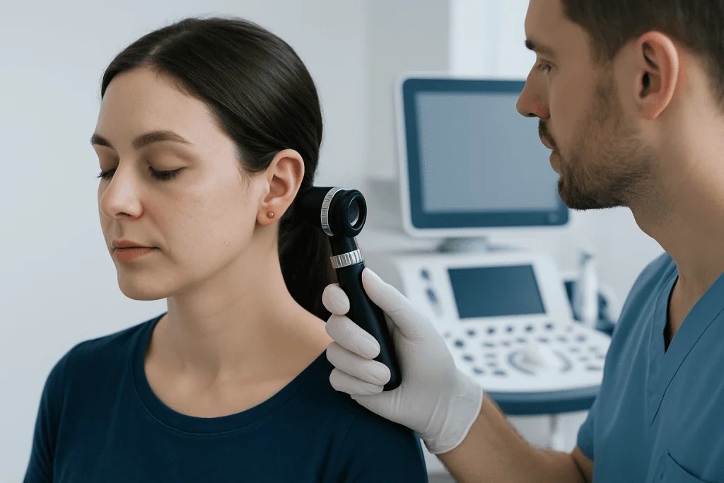 How It Can Look and Feel — pimple on earlobe