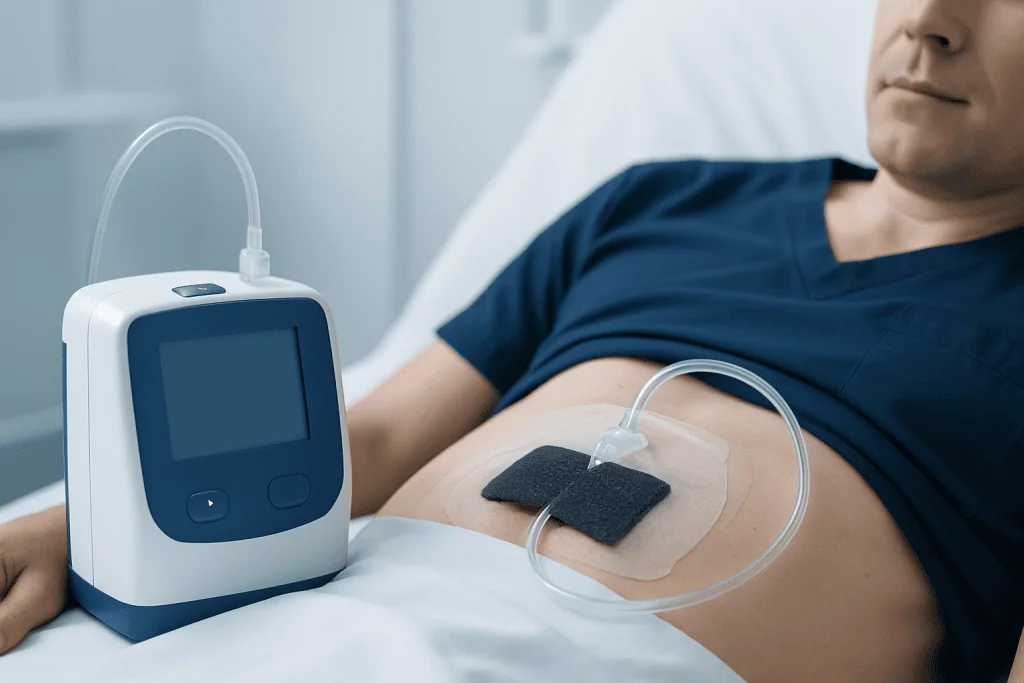 How It Helps Wounds Heal — dressing vac