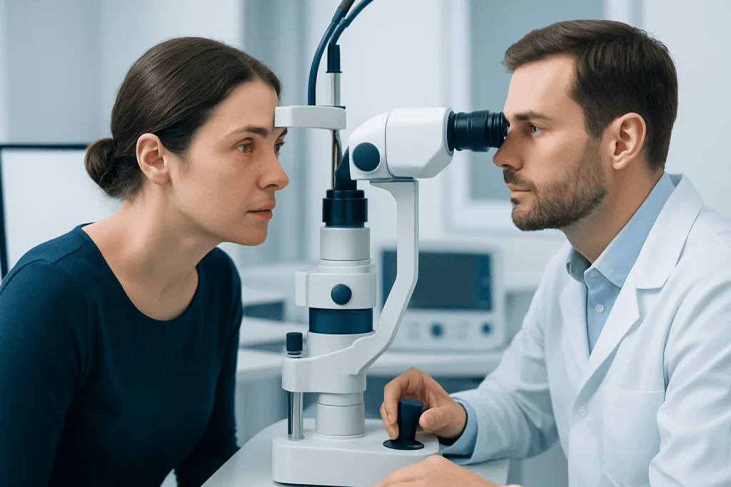 How it looks and feels — popped blood vessel in eye