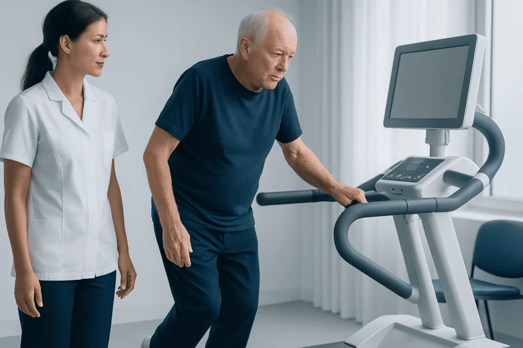 How it looks and feels — shuffling gait