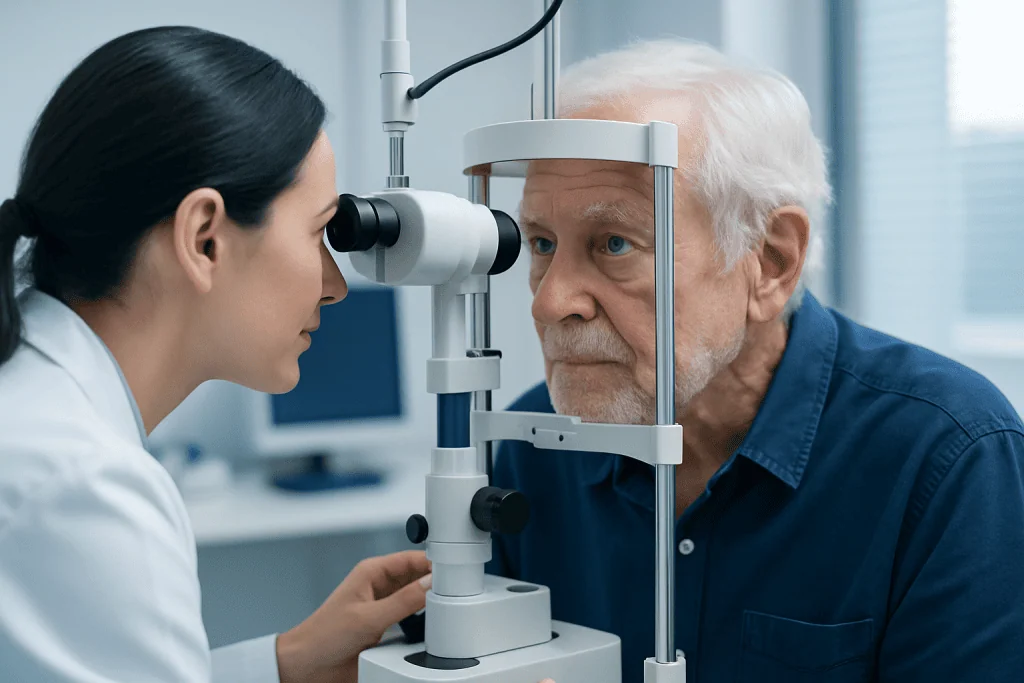How it looks and what symptoms it does or does not cause — arcus senilis
