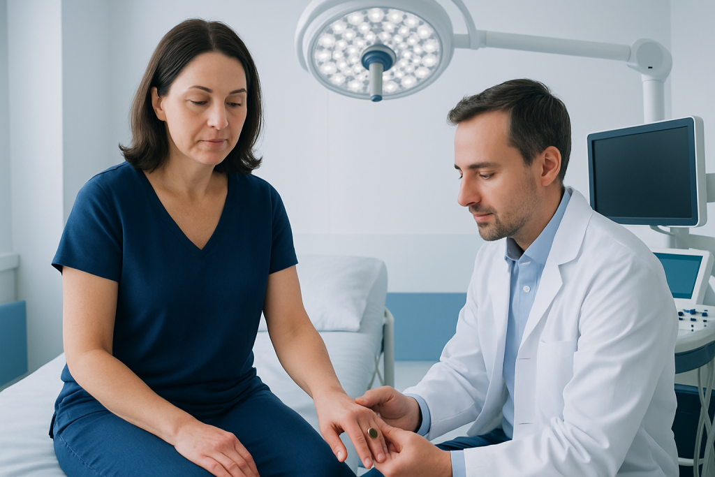 How it may look and feel — subungual melanoma