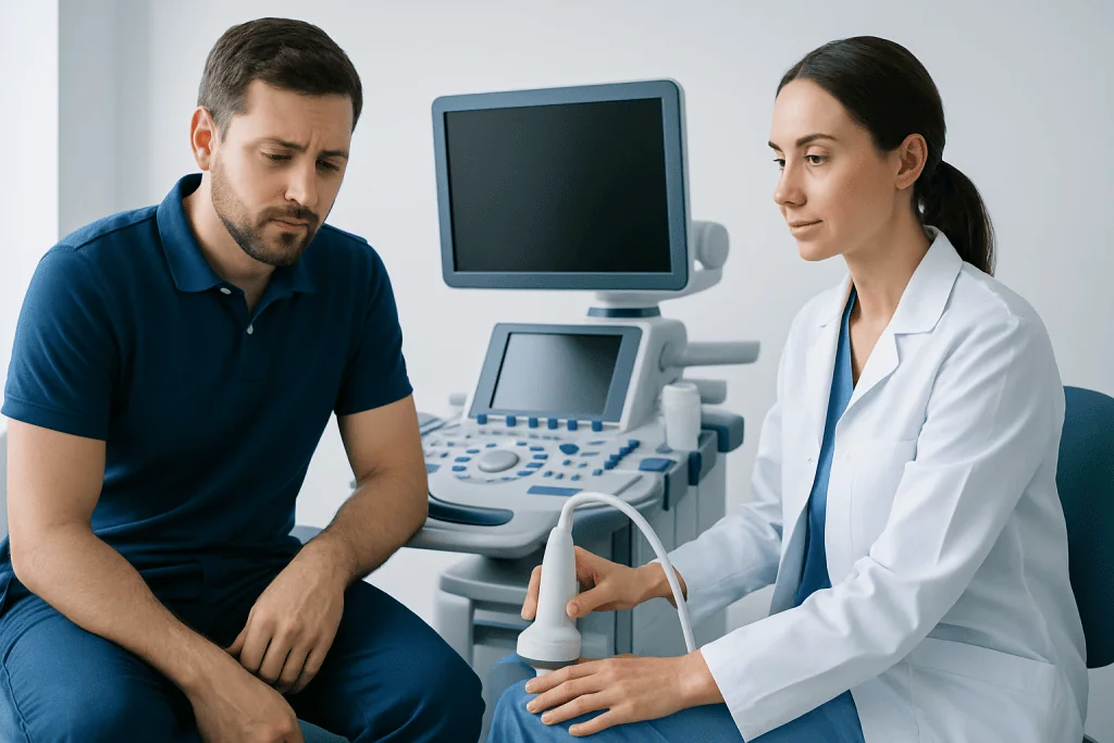 How it may look and what symptoms can occur — blood in semen