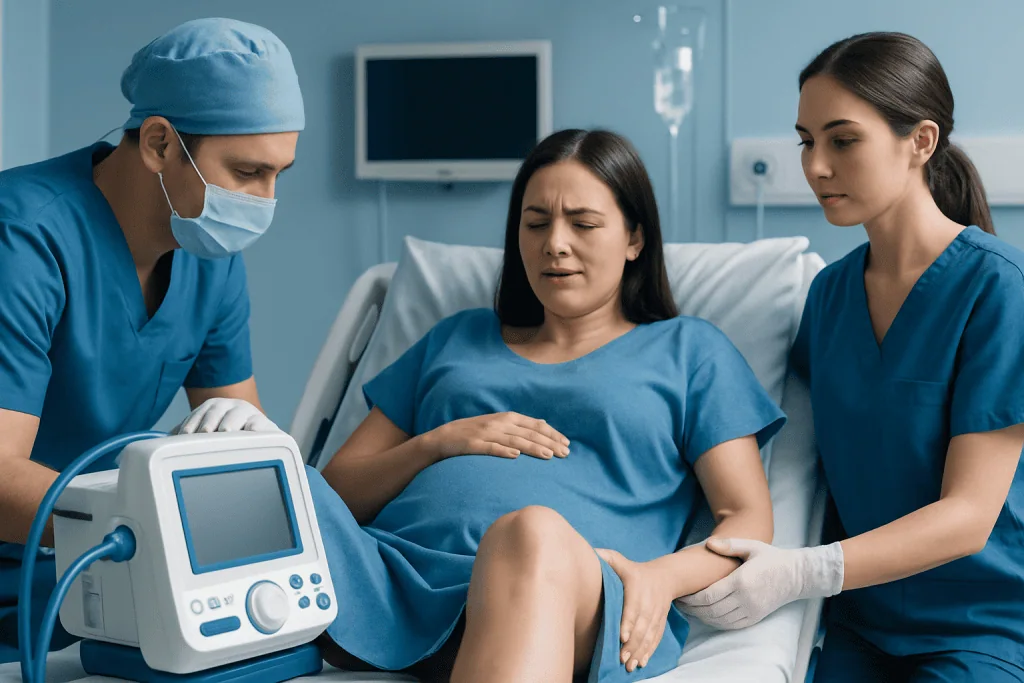 How it presents during labor — shoulder dystocia