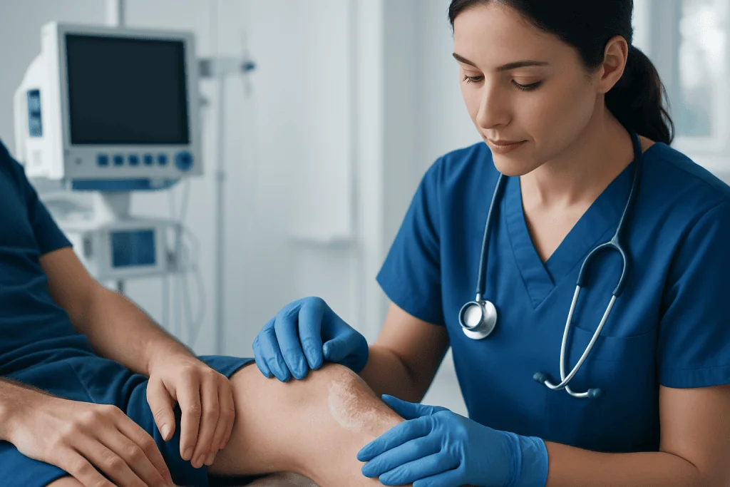 How macerated skin looks and feels — macerated skin
