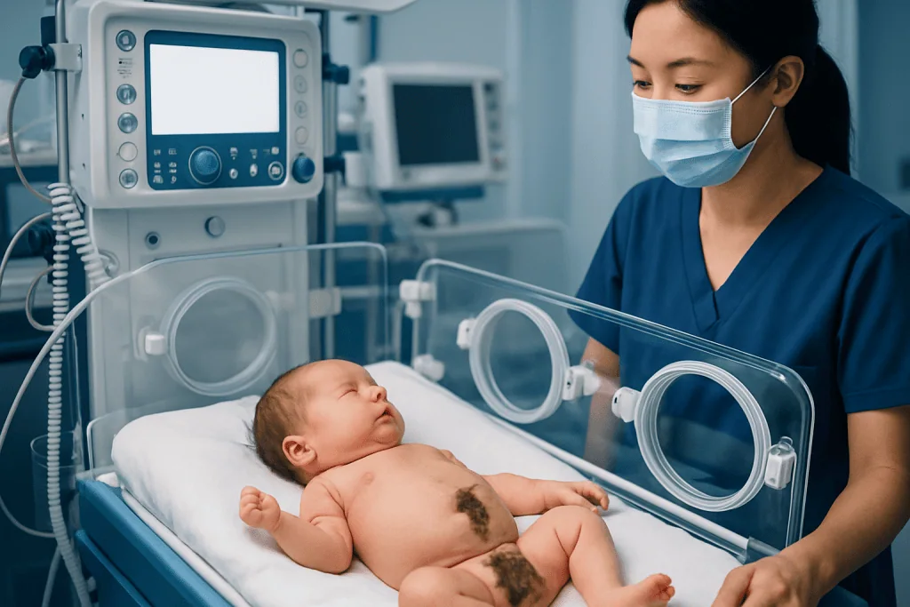 How Meconium Normally Appears After Birth — meconium
