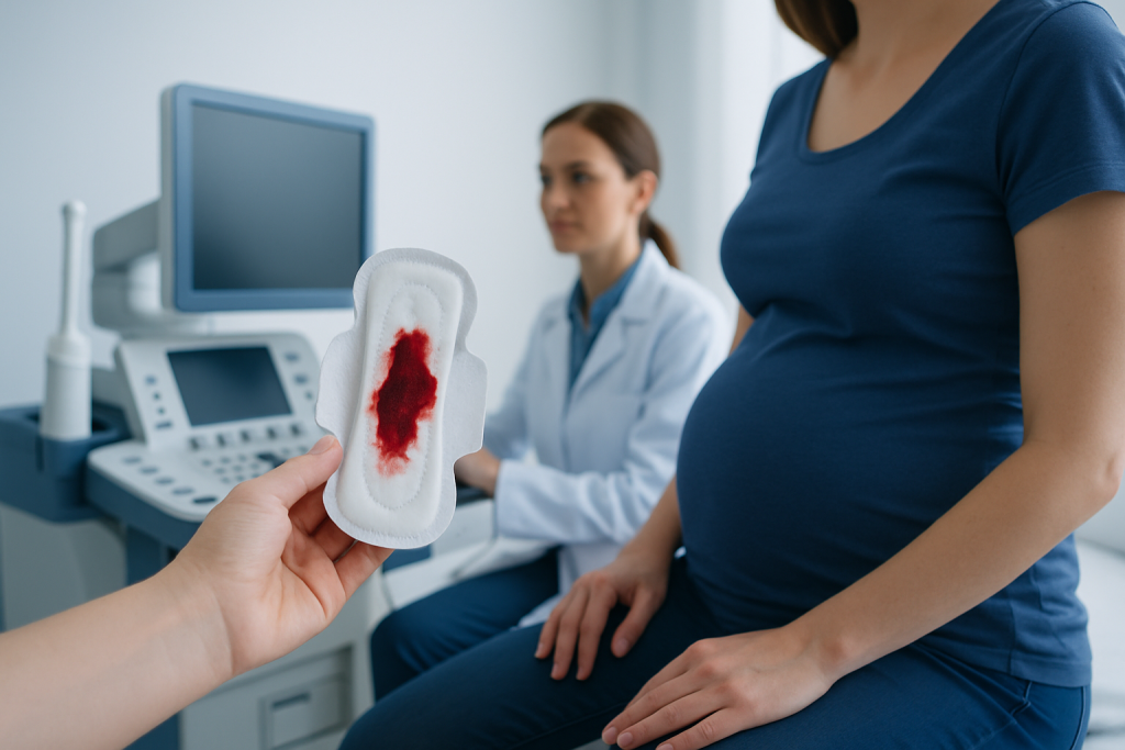 How miscarriage bleeding may look and feel — blood from a miscarriage