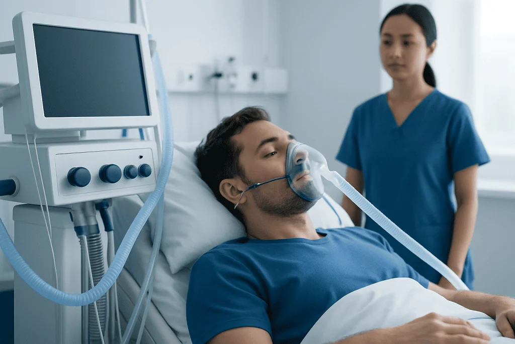 How normal breathing differs from paradoxical breathing — paradoxical breathing