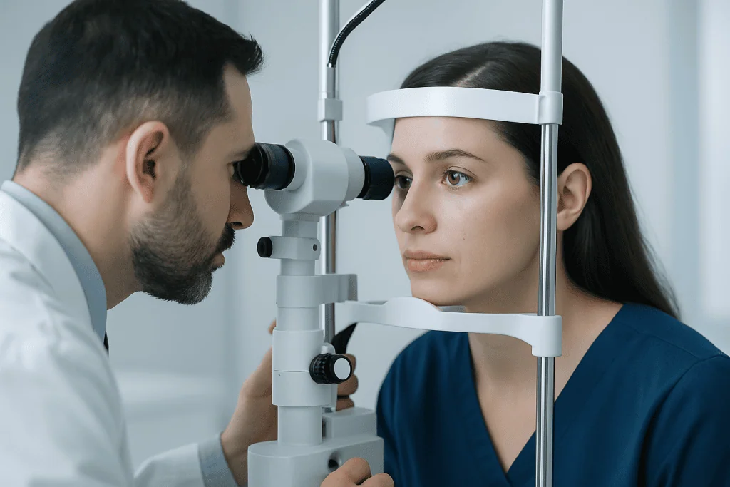 How normal tears work — leaking atomic fluid