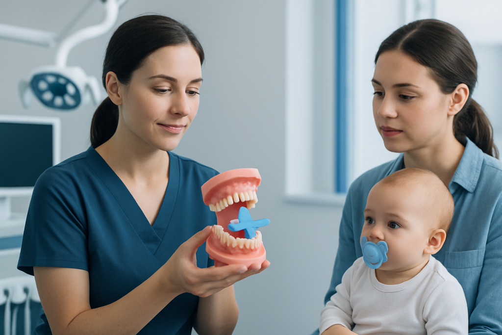 Pacifier Teeth: What Patients Need to Know 2 How pacifier use affects teeth and jaw development — pacifier teeth