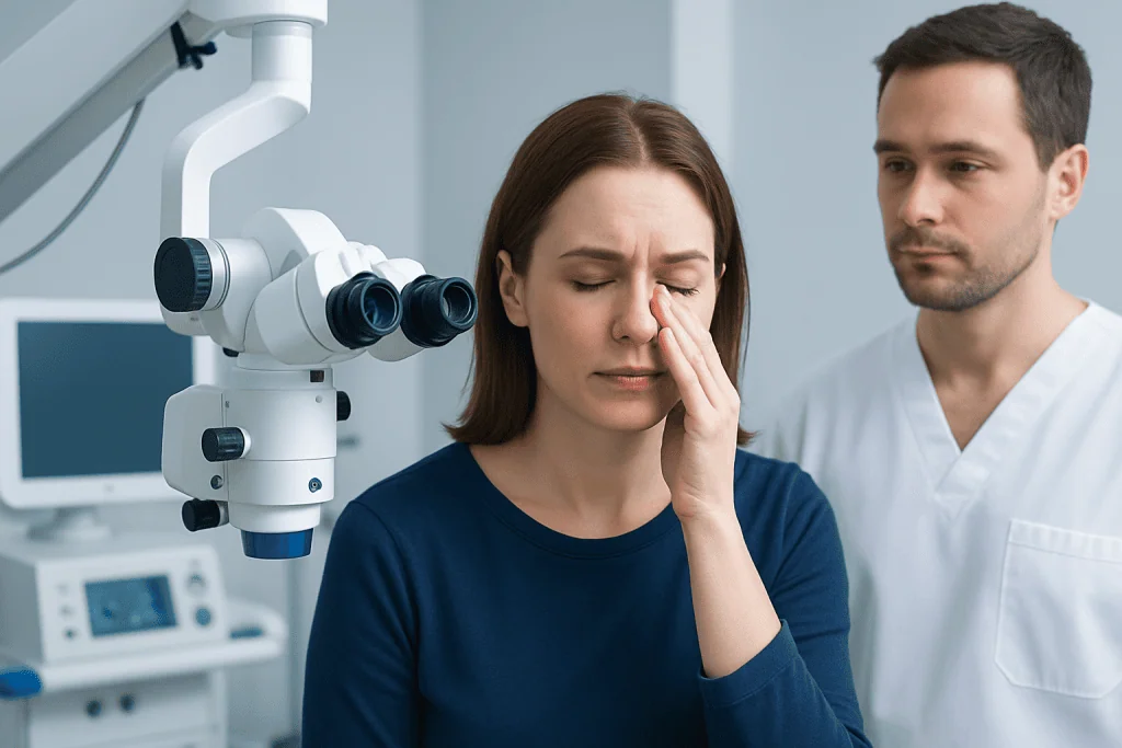 How pansinusitis feels: common symptoms — pansinusitis