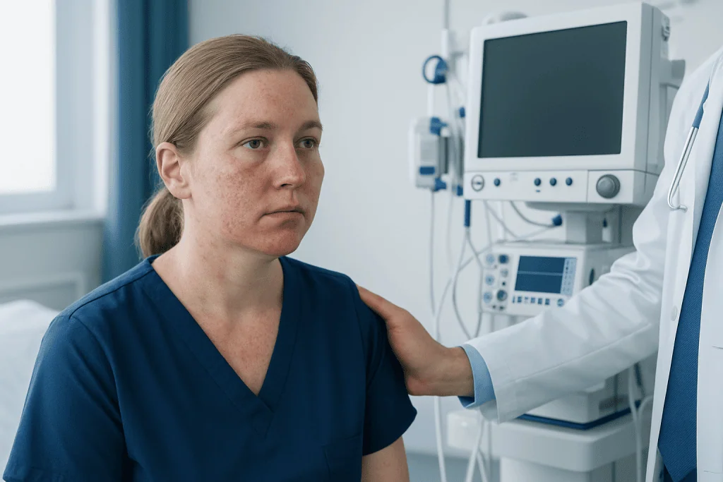 How Papulopustular Rosacea Appears on the Skin — papulopustular rosacea