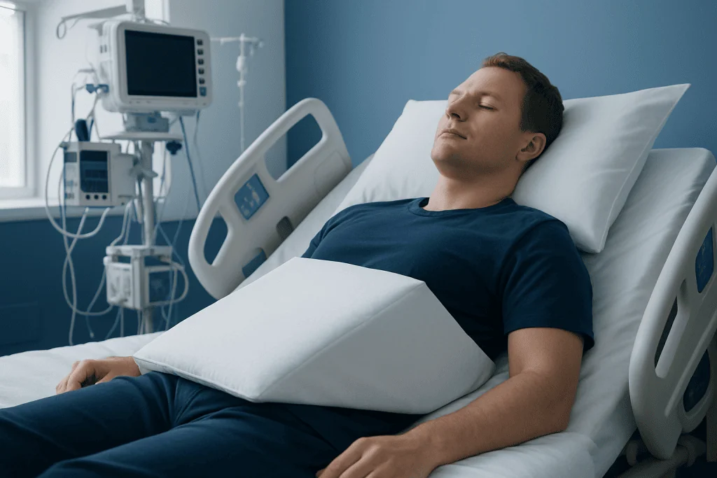 How position affects sleep, breathing, and comfort — pillows and wedges