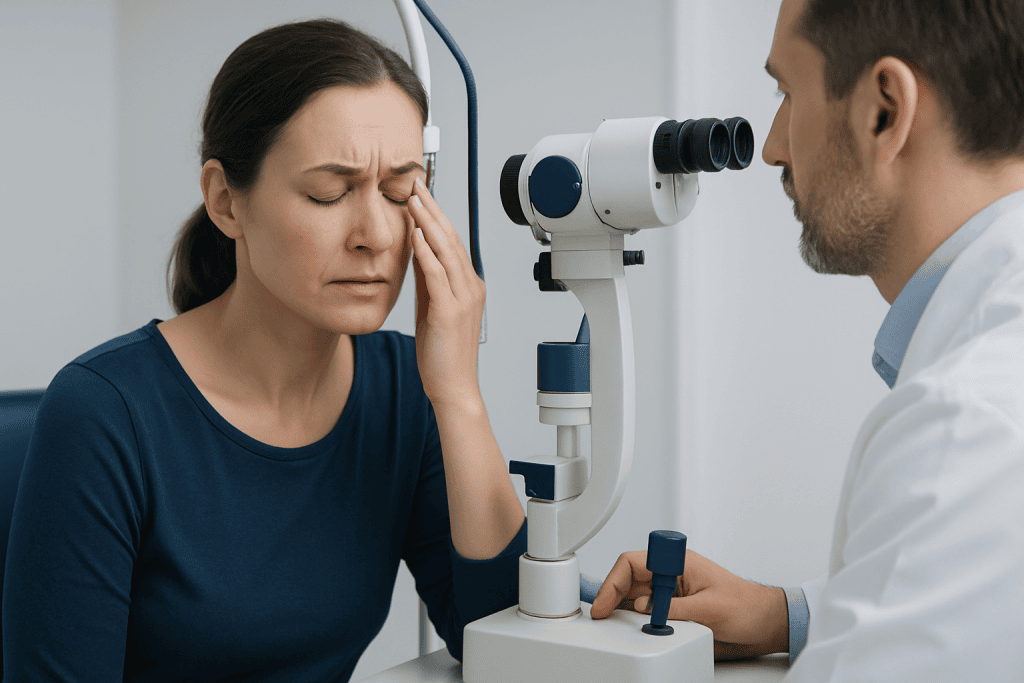 How pressure behind the eye can feel — pressure behind eye