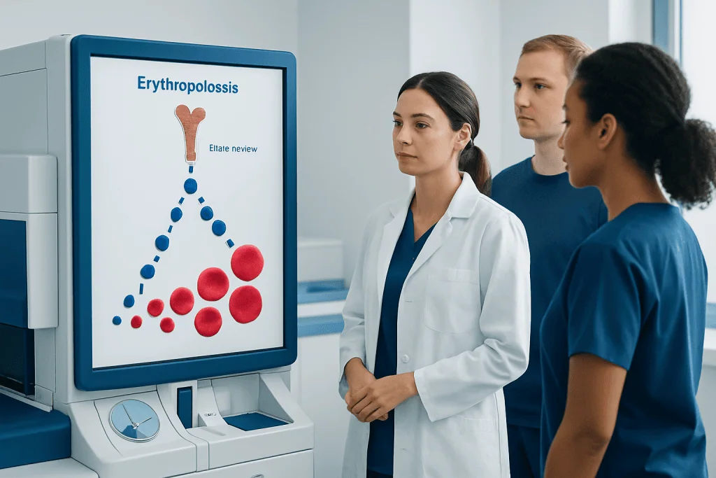 How red blood cells are made — erythropoiesis