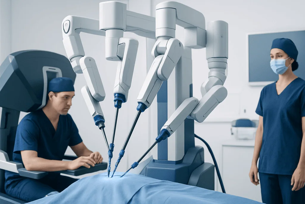 How robotic-assisted surgery works — da vinci robot