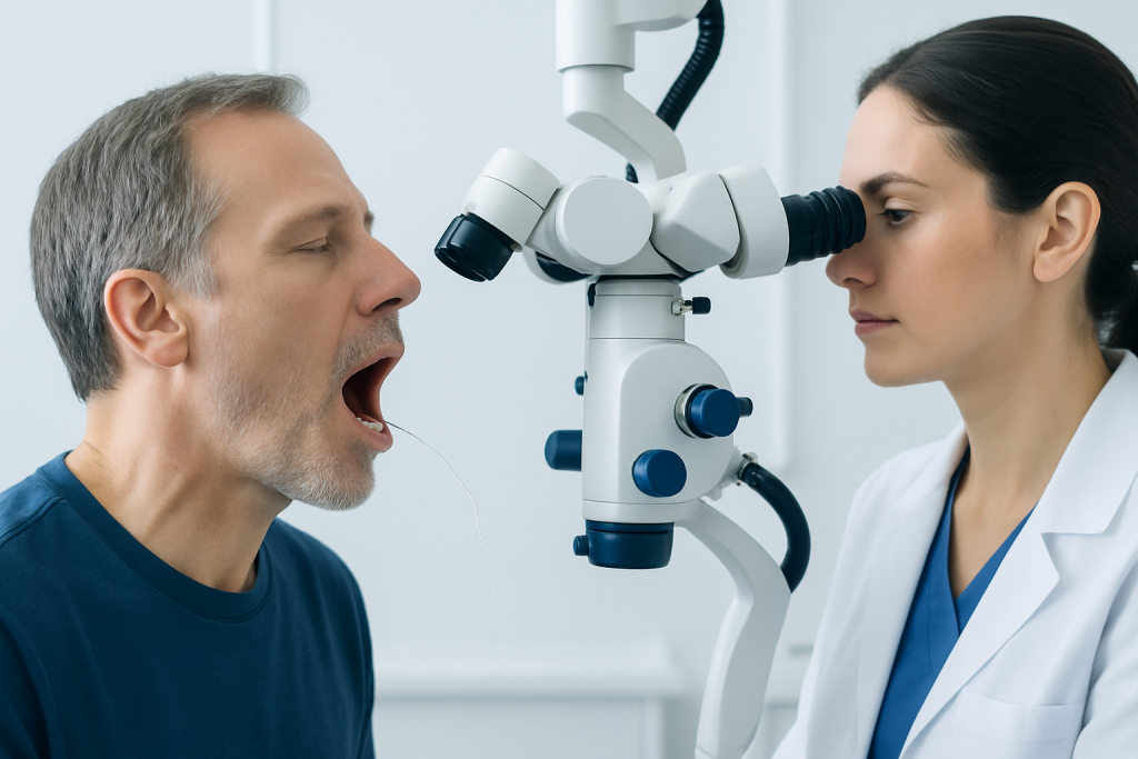 How saliva and the salivary glands are involved — gleek
