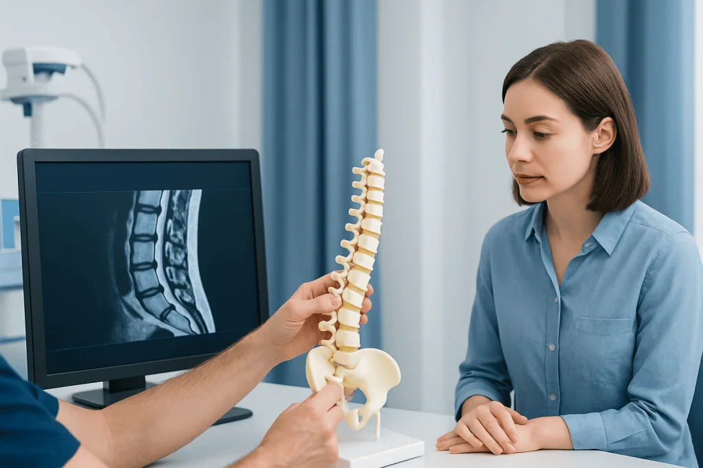 How spinal discs change over time — disc desiccation