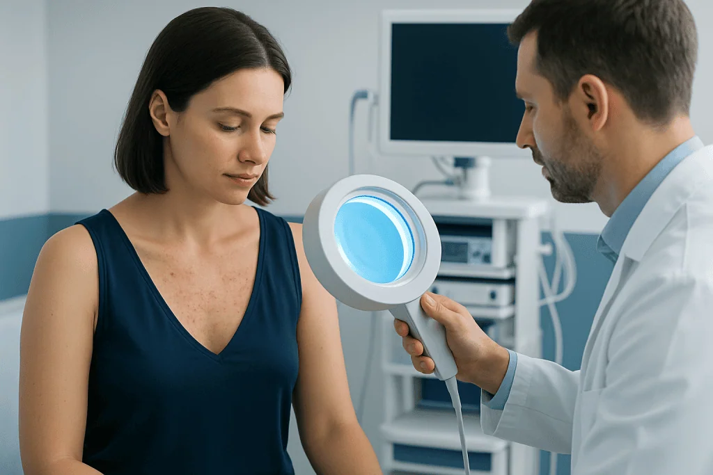 How sun allergy appears on the skin — sun allergy