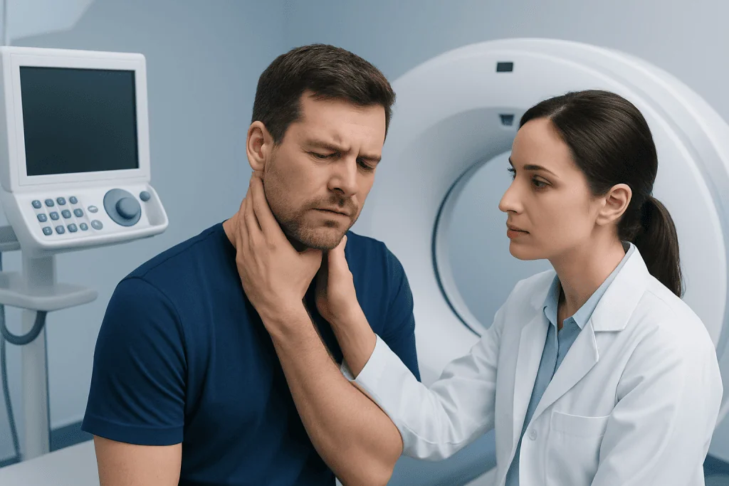 Pain Around Neck and Ear: Possible Causes and When to Seek Care 2 How symptoms can point to the source of pain — pain around neck and ear