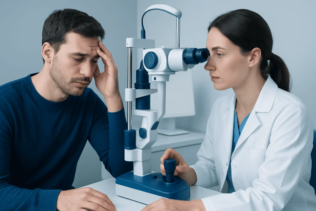 How symptoms may appear in daily life — binocular vision dysfunction