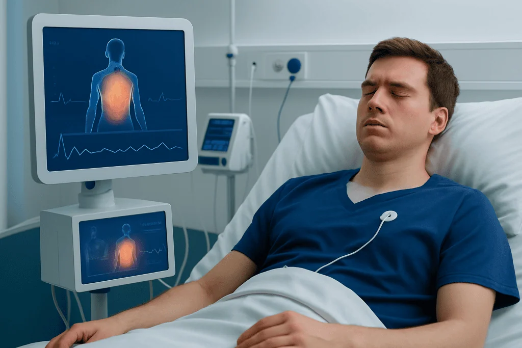 How the body controls temperature — body heated