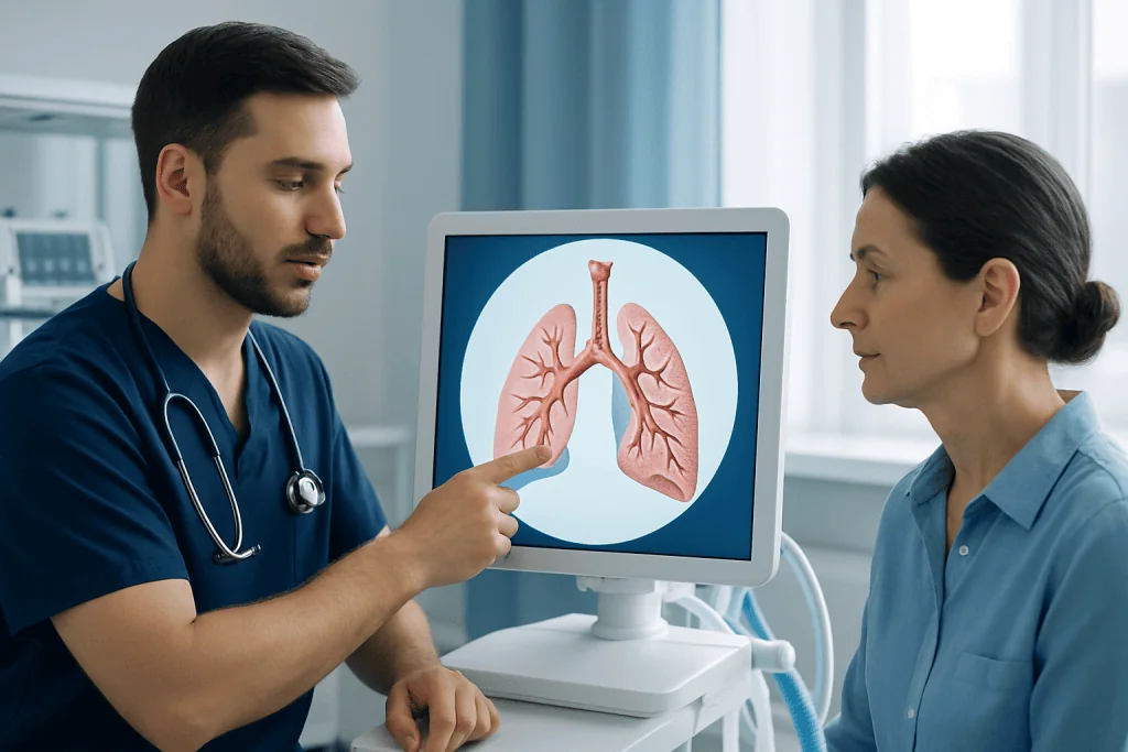 How the bronchi work in breathing — bronchus