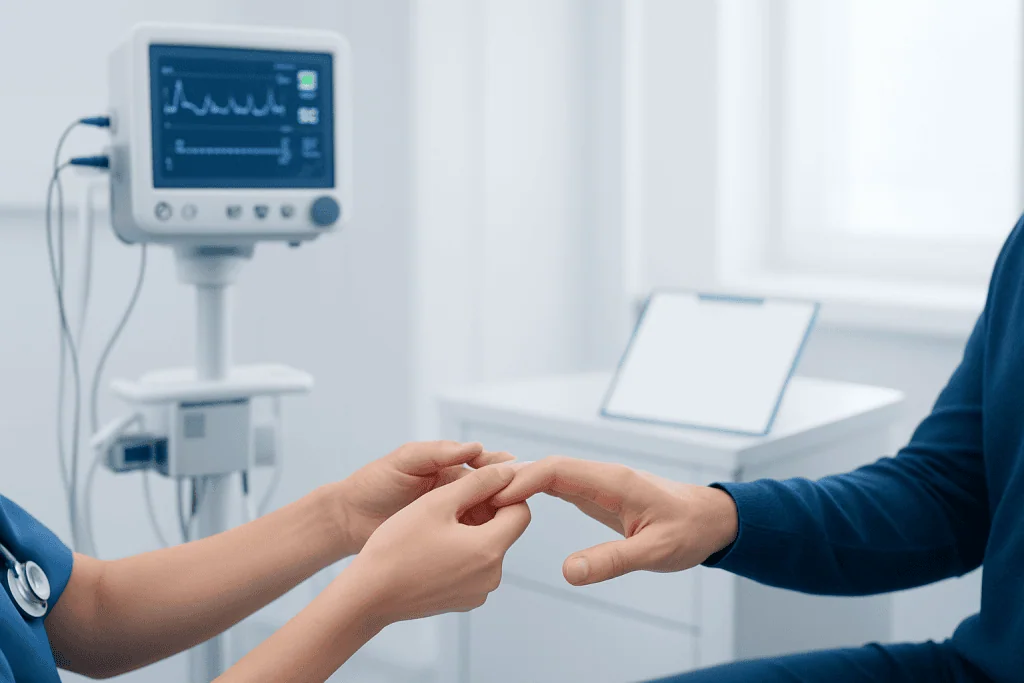 How the capillary refill test is done — capillary refill