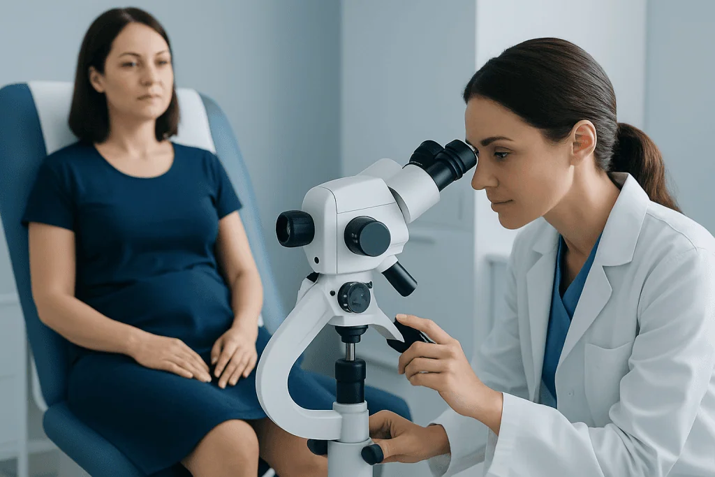 How the cervix changes through the menstrual cycle, pregnancy, and menopause — cervical