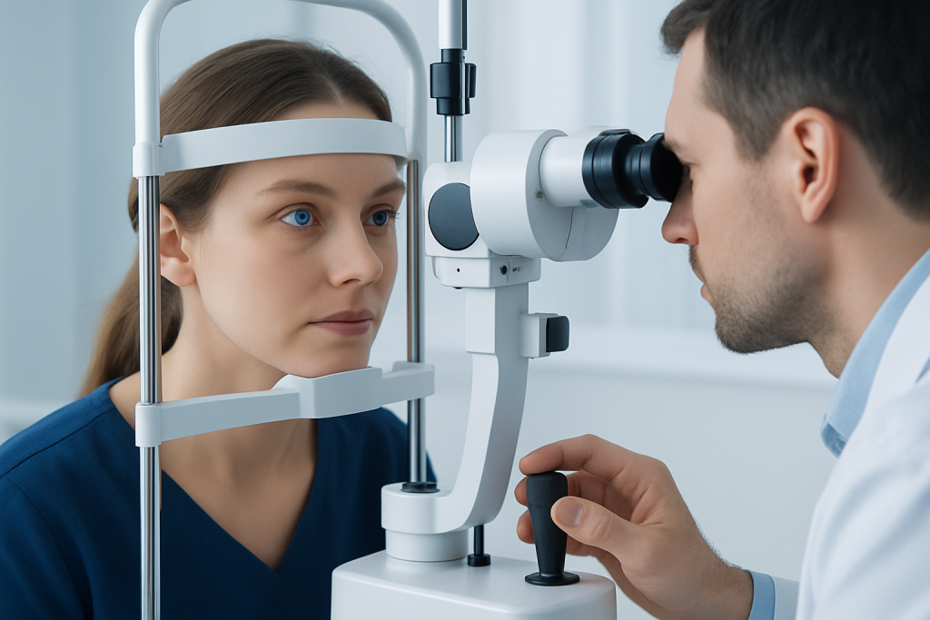 How the cornea becomes blue or cloudy — blue eye