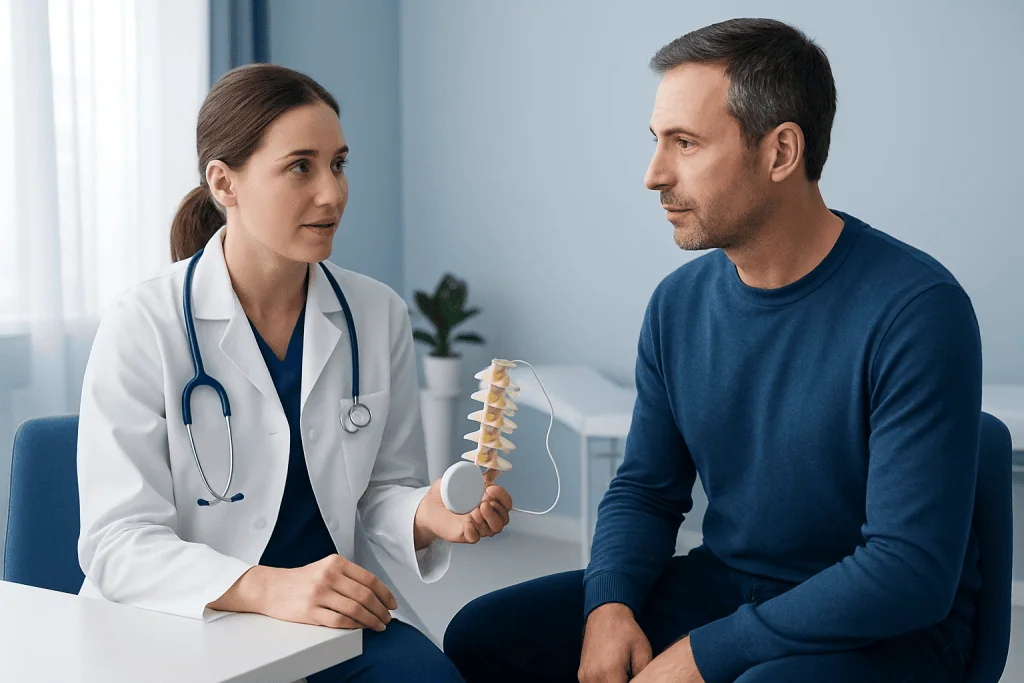How the device is placed and why a trial comes first — spinal cord stimulator