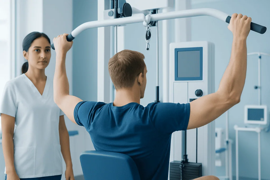 How the Exercise Works and Which Muscles It Trains — lat pulldown