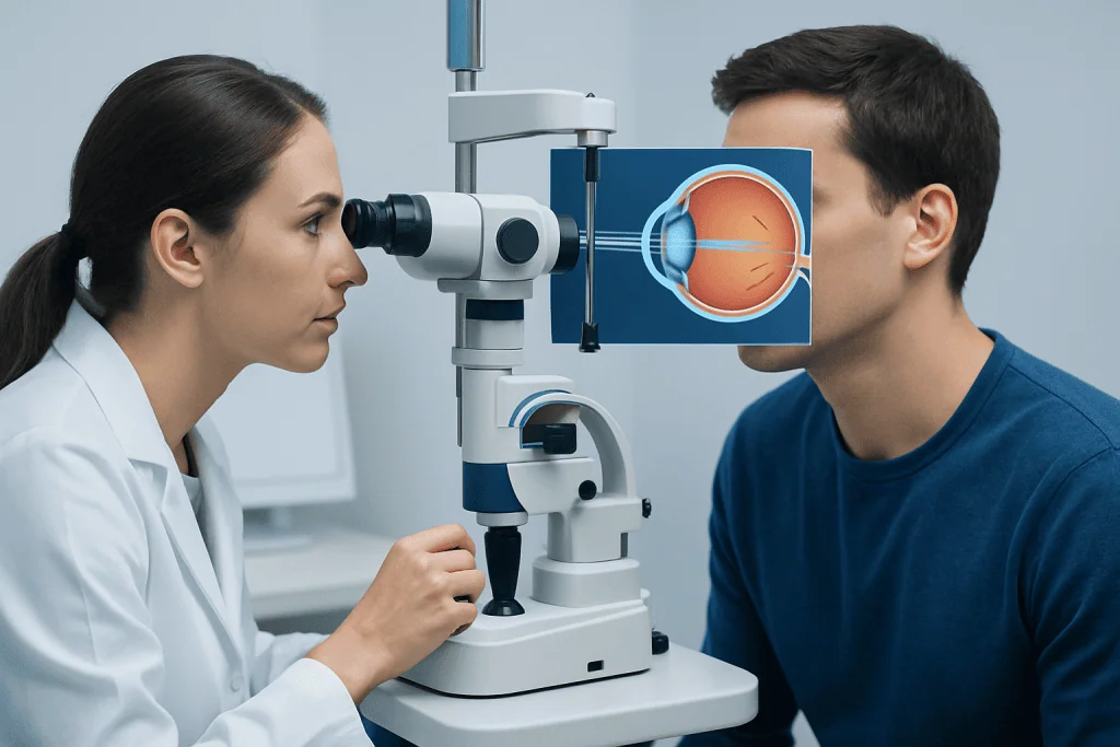 How the Eye Focuses in Myopia — near sighted