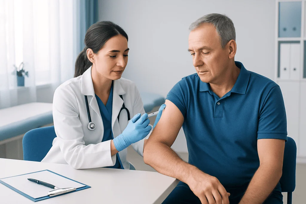 How the injection is given and what to expect afterward — cortisone shot
