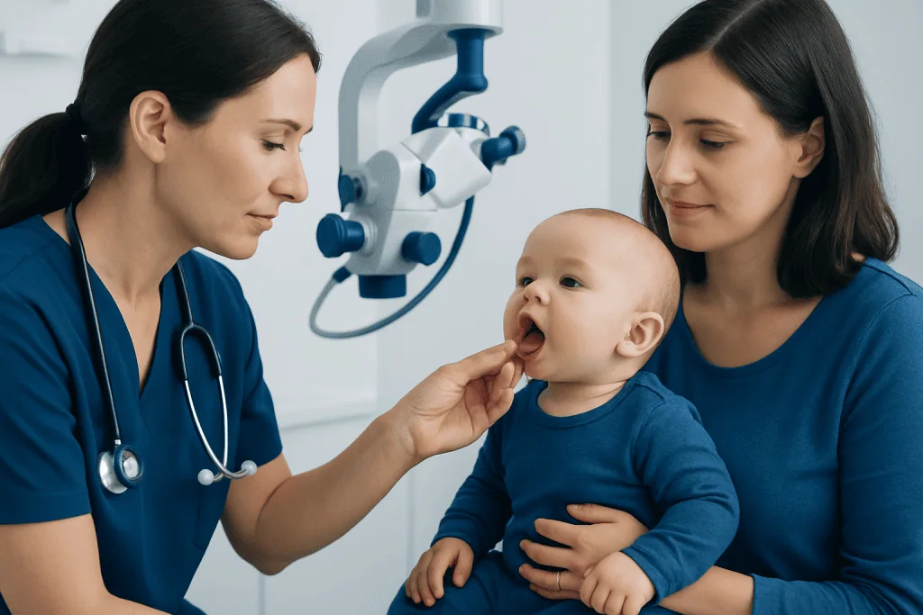 How the lingual frenulum affects tongue function — lingual frenulum