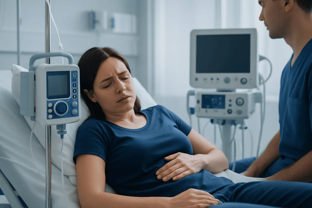 How the pain feels can offer clues — stomach ache lower left